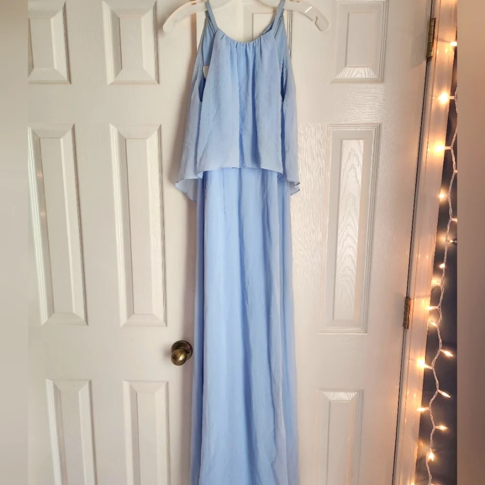Womens David's Bridal Light Blue Dress~Size 2